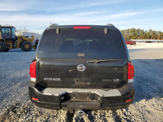 5N1BA08D18N632321 - 2008 NISSAN ARMADA SE BLACK photo 6