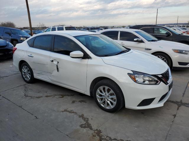 3N1AB7AP4KL604226 - 2019 NISSAN SENTRA S WHITE photo 4