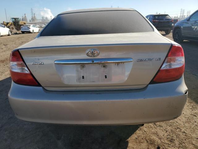 4T1BE32K64U315776 - 2004 TOYOTA CAMRY LE GOLD photo 6