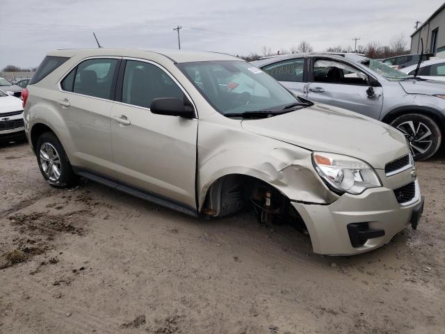 2GNALAEKXE1134027 - 2014 CHEVROLET EQUINOX LS BEIGE photo 4