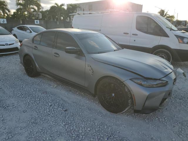 WBS43AY0XRFT01395 - 2024 BMW M3 COMPETITION BLUE photo 4