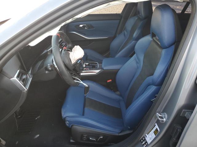 WBS43AY0XRFT01395 - 2024 BMW M3 COMPETITION BLUE photo 7