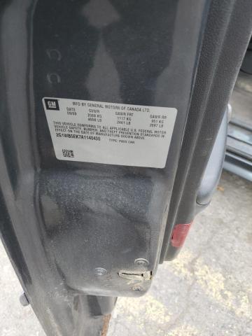 2G1WB5EK7A1140430 - 2010 CHEVROLET IMPALA LT CHARCOAL photo 12