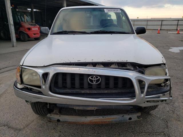 5TENL42N74Z443393 - 2004 TOYOTA TACOMA WHITE photo 5