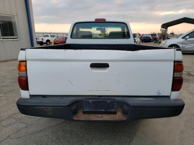 5TENL42N74Z443393 - 2004 TOYOTA TACOMA WHITE photo 6