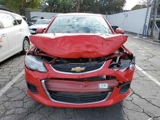 1G1JG6SB1L4124186 - 2020 CHEVROLET SONIC RED photo 5