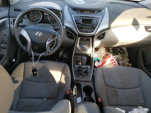 KMHDH4AE6DU002664 - 2013 HYUNDAI ELANTRA GLS SILVER photo 8