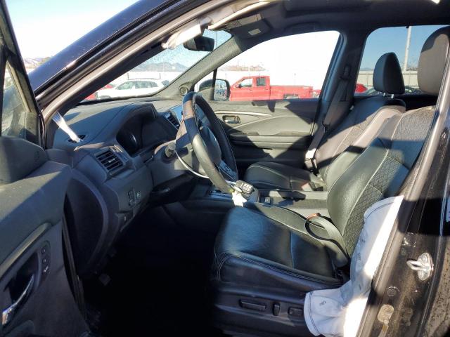 5FNYF8H54KB017386 - 2019 HONDA PASSPORT EXL BLACK photo 7