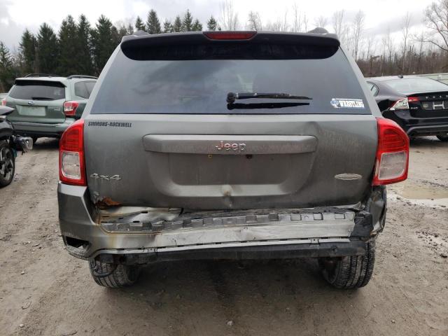 1C4NJDEB6CD637749 - 2012 JEEP COMPASS LATITUDE GRAY photo 6