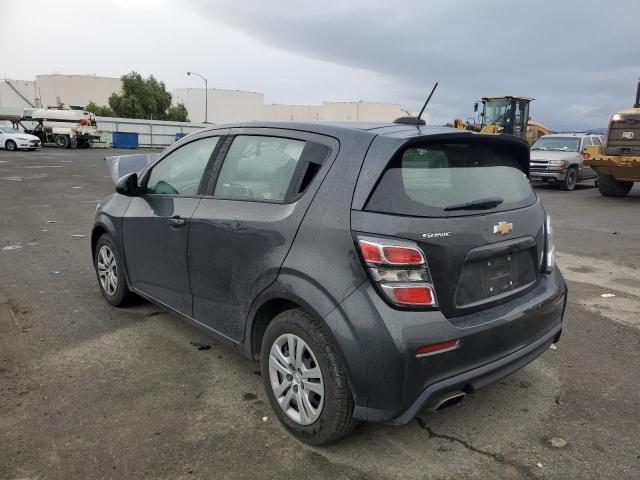 1G1JG6SB4L4126580 - 2020 CHEVROLET SONIC GRAY photo 2