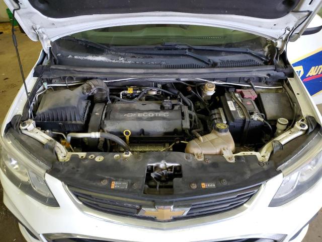 1G1JG6SH1H4153506 - 2017 CHEVROLET SONIC WHITE photo 11