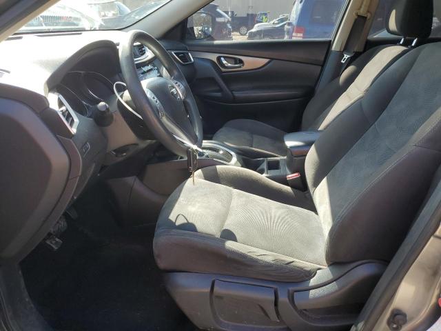 KNMAT2MV2FP536901 - 2015 NISSAN ROGUE S GRAY photo 7