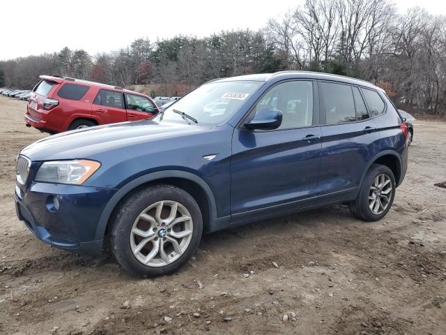 5UXWX9C52D0D01328 - 2013 BMW X3 XDRIVE28I BLUE photo 1