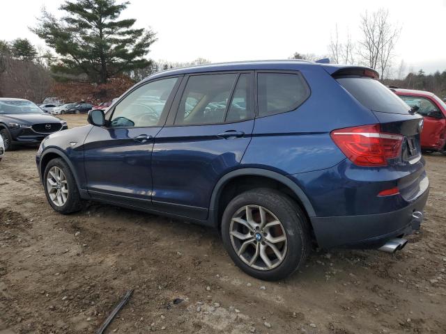 5UXWX9C52D0D01328 - 2013 BMW X3 XDRIVE28I BLUE photo 2