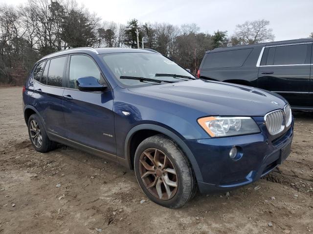 5UXWX9C52D0D01328 - 2013 BMW X3 XDRIVE28I BLUE photo 4