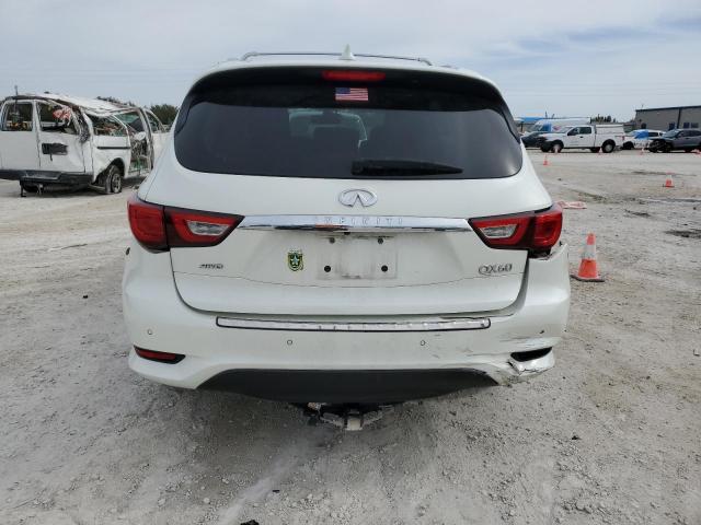 5N1AL0MM4GC501762 - 2016 INFINITI QX60 WHITE photo 6