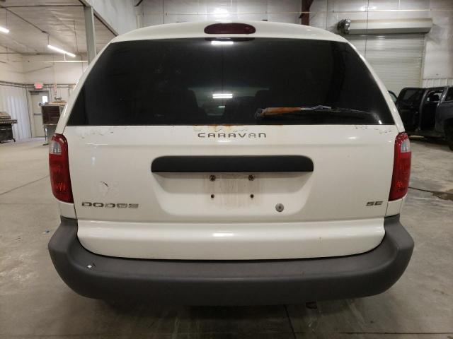 1B4GP253X2B652749 - 2002 DODGE CARAVAN SE WHITE photo 6