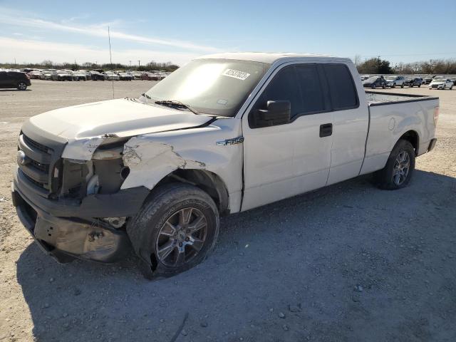 1FTEX1CM6EKD76672 - 2014 FORD F150 SUPER CAB WHITE photo 1