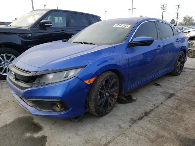 19XFC2F85KE206967 - 2019 HONDA CIVIC SPORT ლურჯი ფოტო 1
