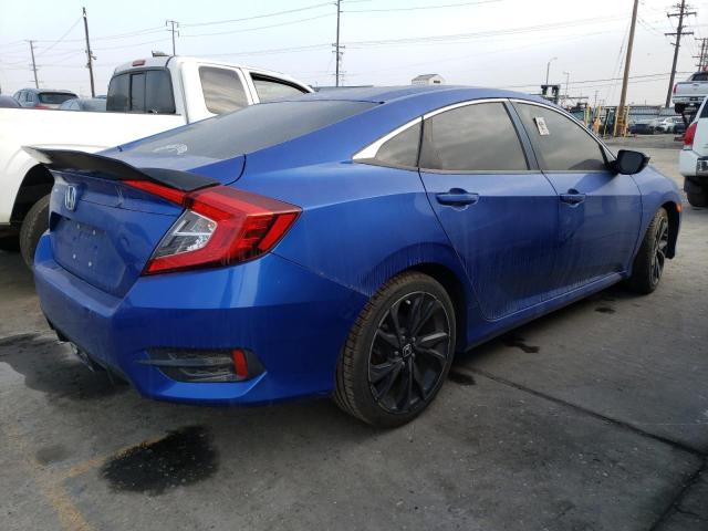 19XFC2F85KE206967 - 2019 HONDA CIVIC SPORT ლურჯი ფოტო 3