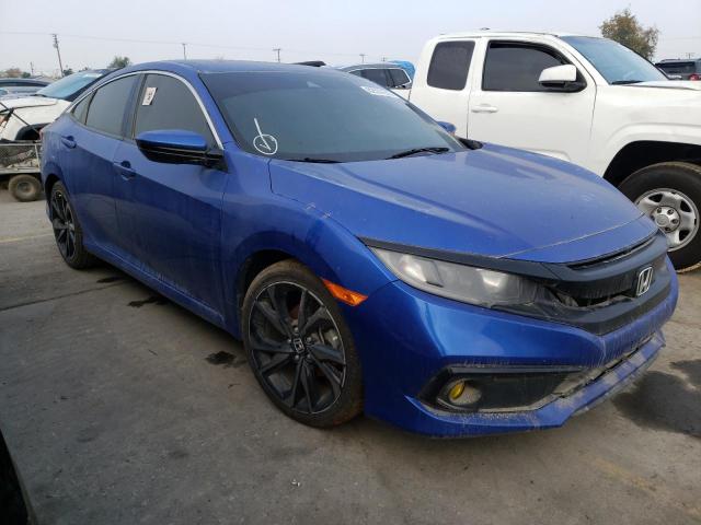 19XFC2F85KE206967 - 2019 HONDA CIVIC SPORT ლურჯი ფოტო 4