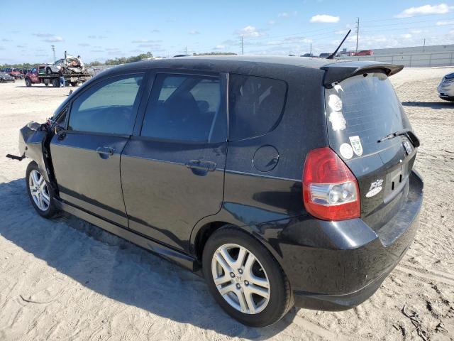 JHMGD37658S049269 - 2008 HONDA FIT SPORT BLACK photo 2