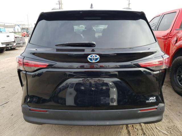 5TDJRKEC3MS014518 - 2021 TOYOTA SIENNA XLE BLACK photo 6