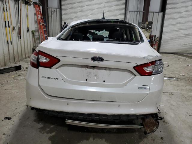 3FA6P0T90GR348445 - 2016 FORD FUSION SE WHITE photo 6