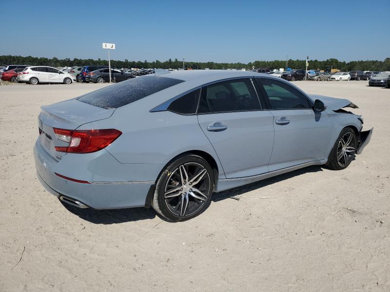 1HGCV2F96MA014549 - 2021 HONDA ACCORD TOURING GRAY photo 3