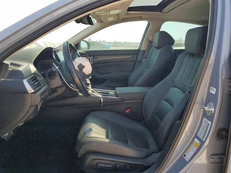 1HGCV2F96MA014549 - 2021 HONDA ACCORD TOURING GRAY photo 7