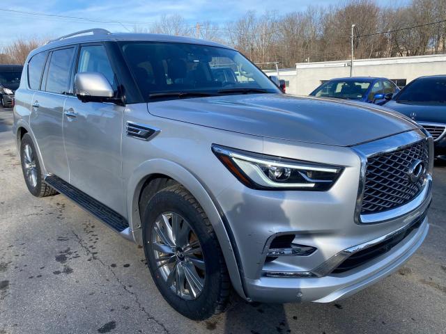 JN8AZ2AF8N9741657 - 2022 INFINITI QX80 LUXE SILVER photo 4