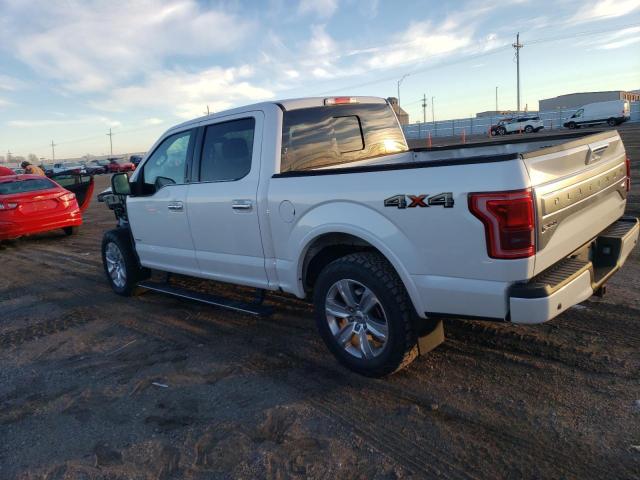 1FTEW1EG1HFC03018 - 2017 FORD F150 SUPERCREW WHITE photo 2