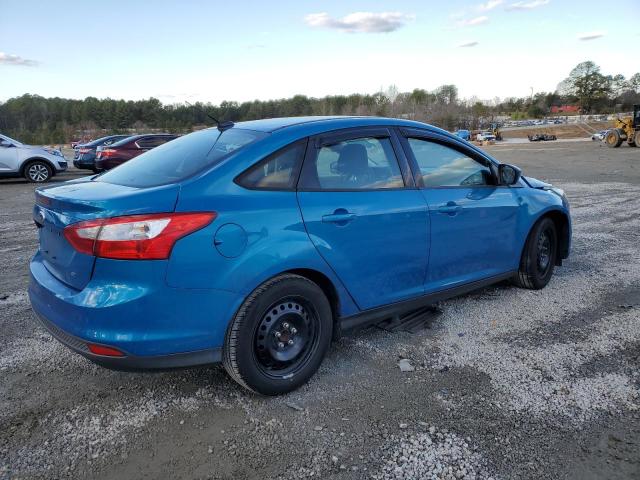 1FAHP3F20CL248637 - 2012 FORD FOCUS SE BLUE photo 3