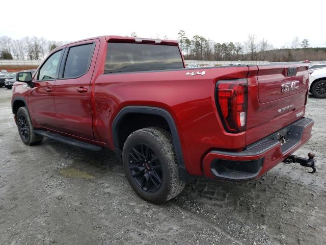 3GTU9CET3MG398088 - 2021 GMC SIERRA K1500 ELEVATION RED photo 2