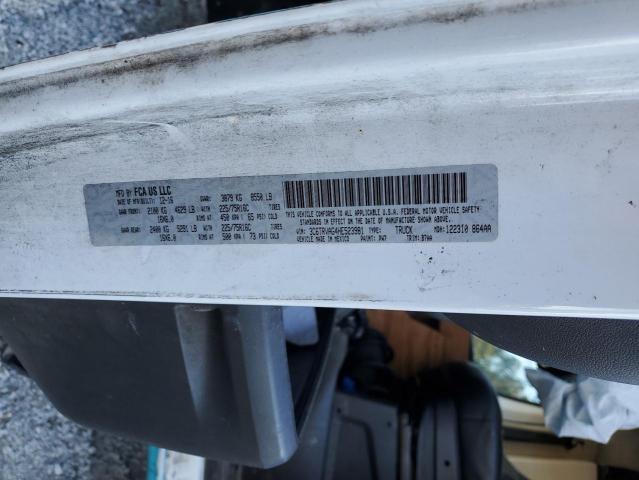 3C6TRVAG4HE523981 - 2017 RAM PROMASTER 1500 STANDARD WHITE photo 13