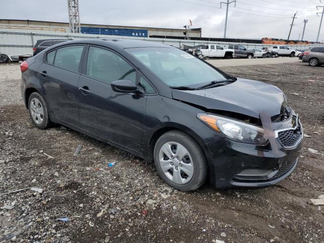 KNAFK4A63F5404966 - 2015 KIA FORTE LX BLACK photo 4