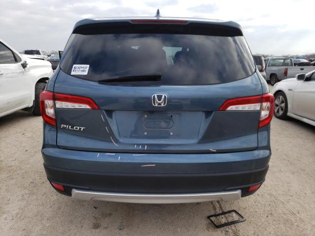 5FNYF5H59MB019717 - 2021 HONDA PILOT EXL BLUE photo 6