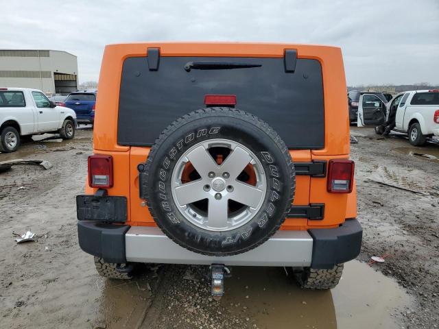 1C4GJWBGXCL176419 - 2012 JEEP WRANGLER SAHARA ORANGE photo 6