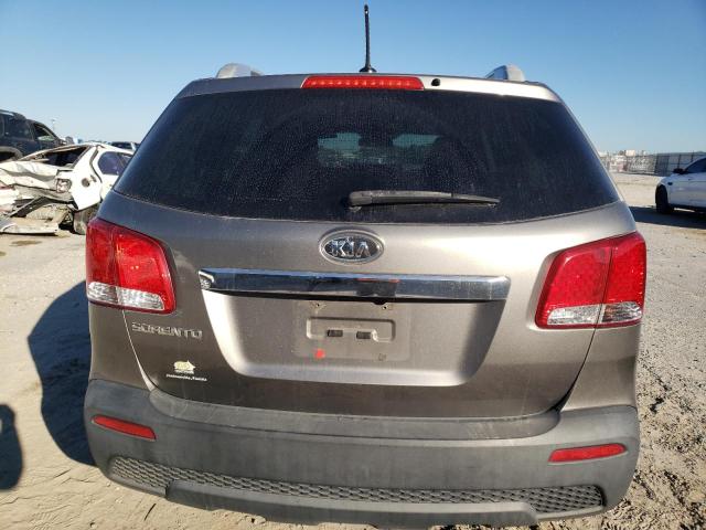 5XYKT4A23DG401999 - 2013 KIA SORENTO LX SILVER photo 6