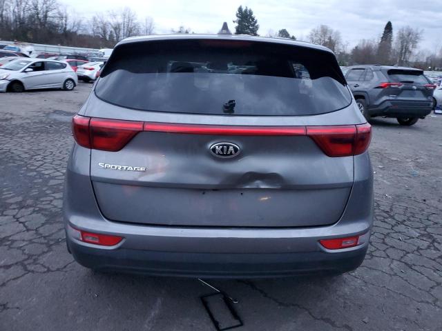 KNDPMCAC5H7260409 - 2017 KIA SPORTAGE LX GRAY photo 6