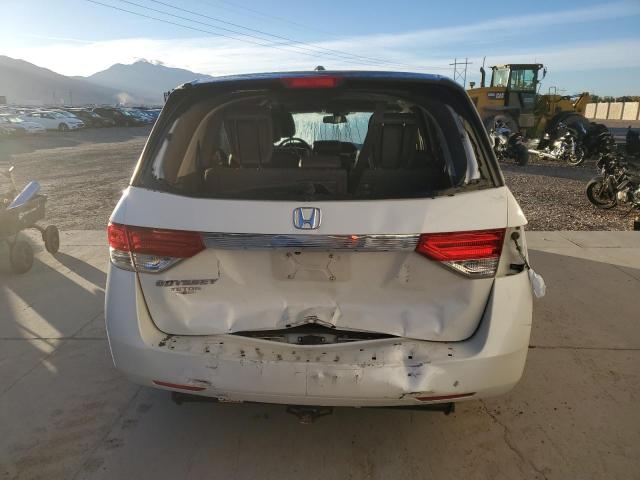 5FNRL5H60FB104776 - 2015 HONDA ODYSSEY EXL WHITE photo 6