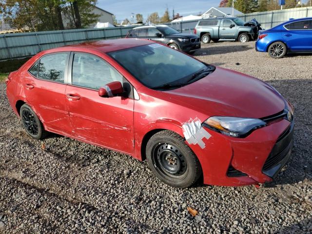 2T1BURHE5JC990197 - 2018 TOYOTA COROLLA L 红色 照片 4