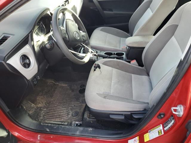 2T1BURHE5JC990197 - 2018 TOYOTA COROLLA L 红色 照片 7