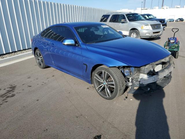 WBA4R9C55HK680915 - 2017 BMW 430XI BLUE photo 4