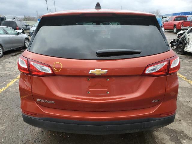 2GNAXSEV3L6258709 - 2020 CHEVROLET EQUINOX LS ORANGE photo 6