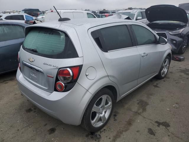 1G1JE6SB7F4103885 - 2015 CHEVROLET SONIC LTZ SILVER photo 3