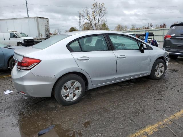 2HGFB2F55DH590329 - 2013 HONDA CIVIC LX SILVER photo 3