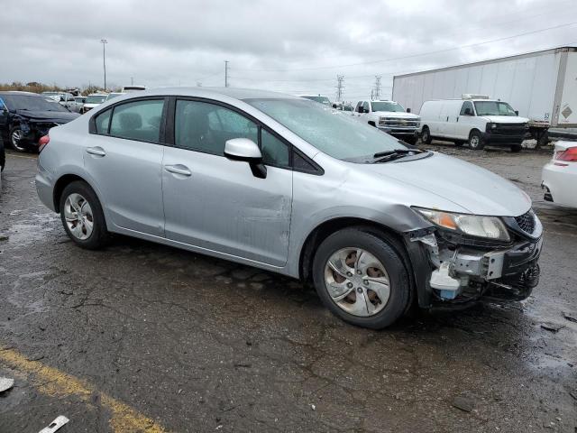 2HGFB2F55DH590329 - 2013 HONDA CIVIC LX SILVER photo 4