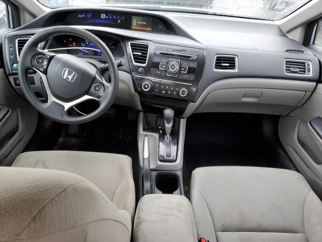 2HGFB2F55DH590329 - 2013 HONDA CIVIC LX SILVER photo 8