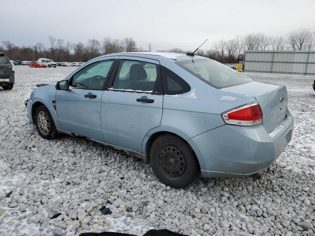 1FAHP35N68W294359 - 2008 FORD FOCUS SE BLUE photo 2